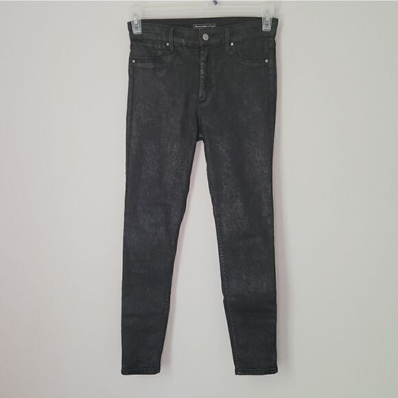 Abercrombie & Fitch Signature Collection High Rise Super Skinny Jeans Sz 27 - Picture 1 of 6